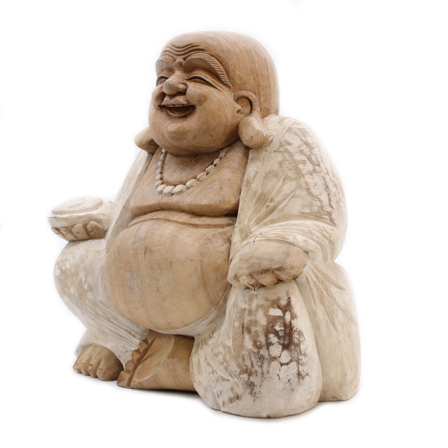 Bouddha Heureux - Blanchi 30cm