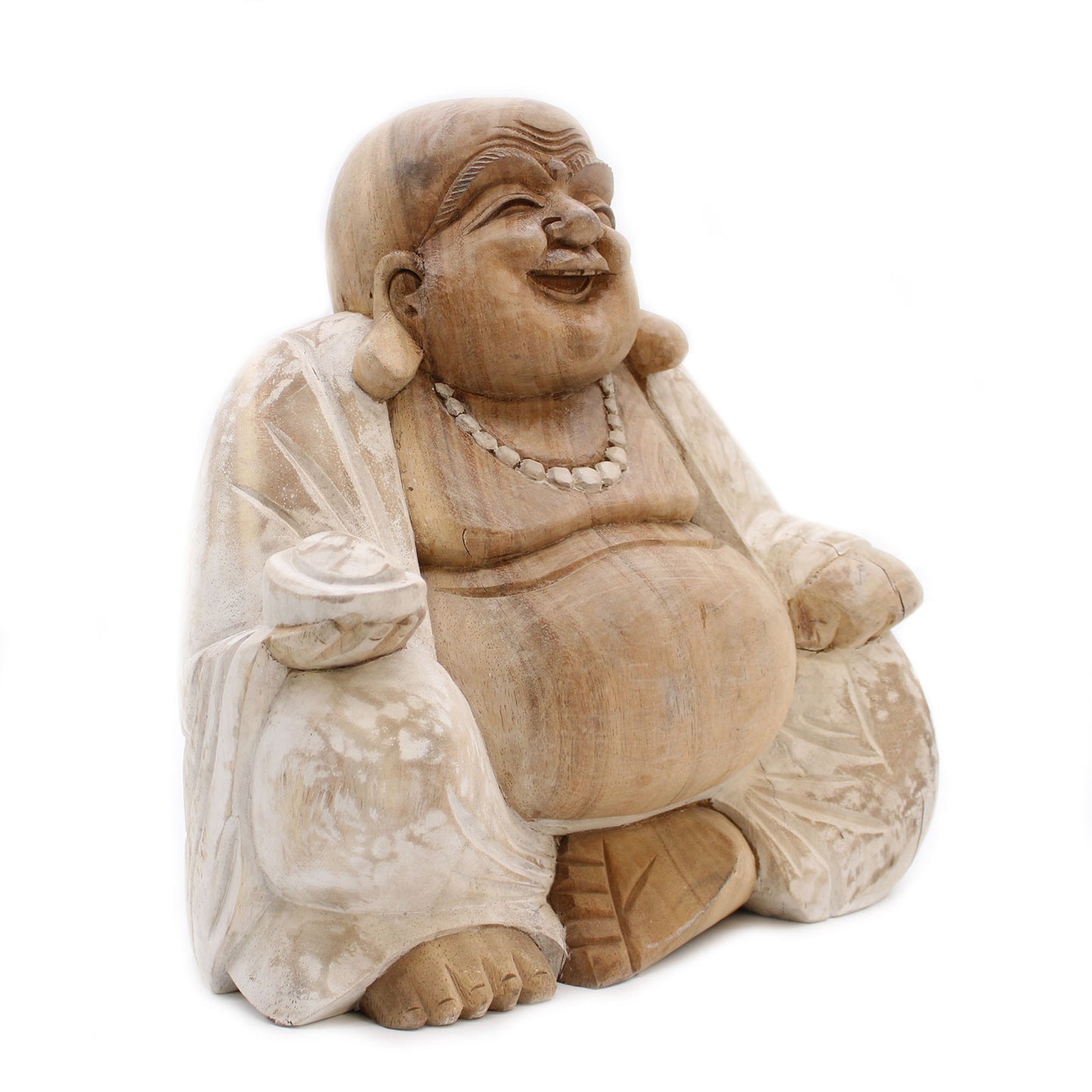 Bouddha Heureux - Blanchi 30cm