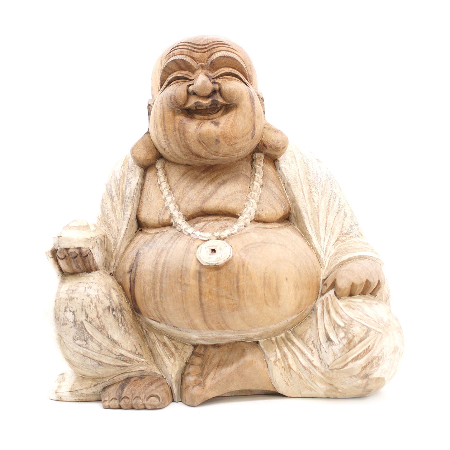 Bouddha Heureux - Blanchi 40cm