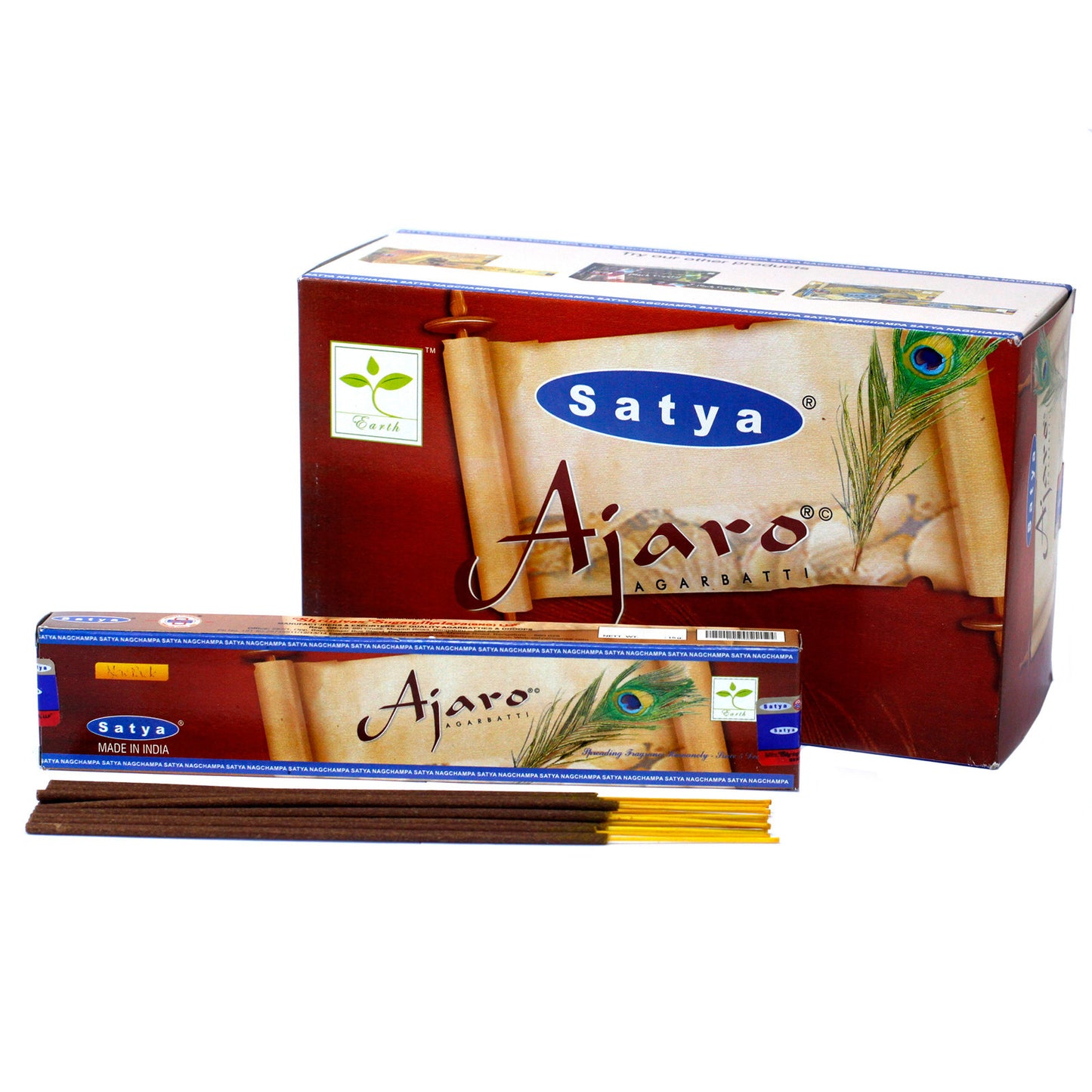 Bâtons d'encens Satya 15 g - Ajaro