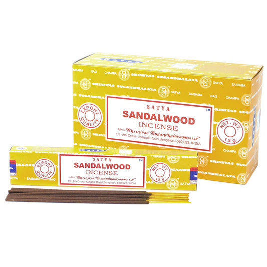 Satya Incense Sticks 15gm - Sandalwood