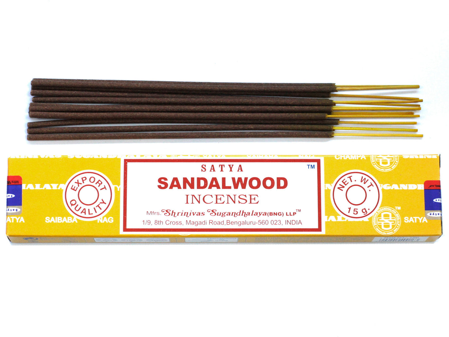 Satya Incense Sticks 15gm - Sandalwood