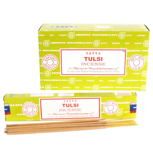 Bâtons d'encens Satya 15 g - Tulsi