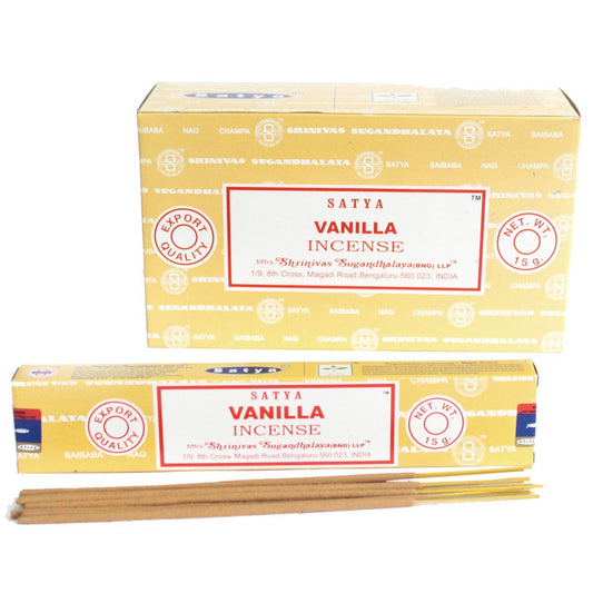 Satya Incense Sticks 15gm - Vanilla