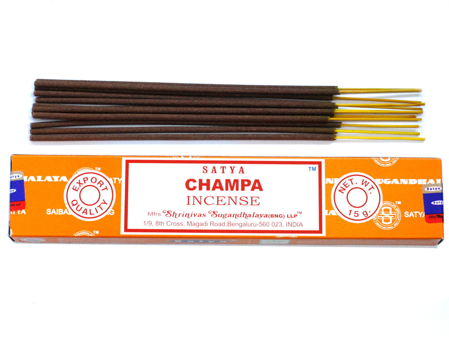 Bâtons d'encens Satya 15 g - Champa