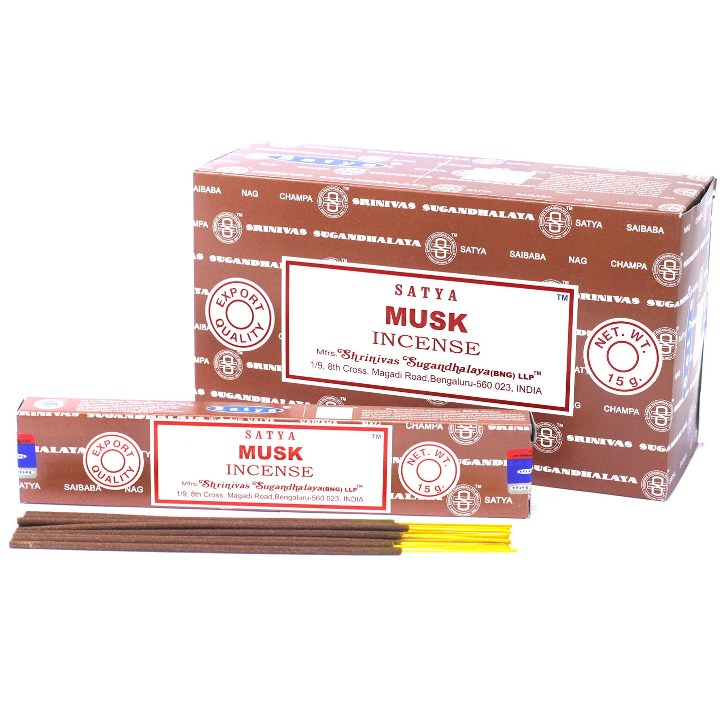 Satya Incense Sticks 15gm - Almizcle