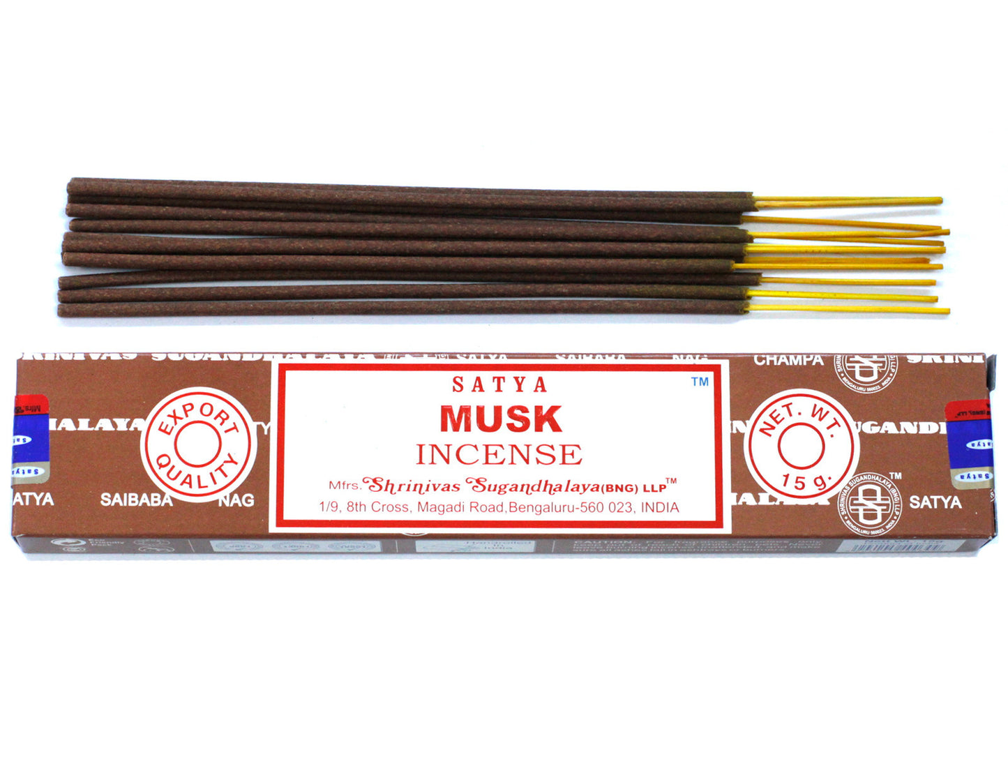 Satya Incense Sticks 15gm - Almizcle