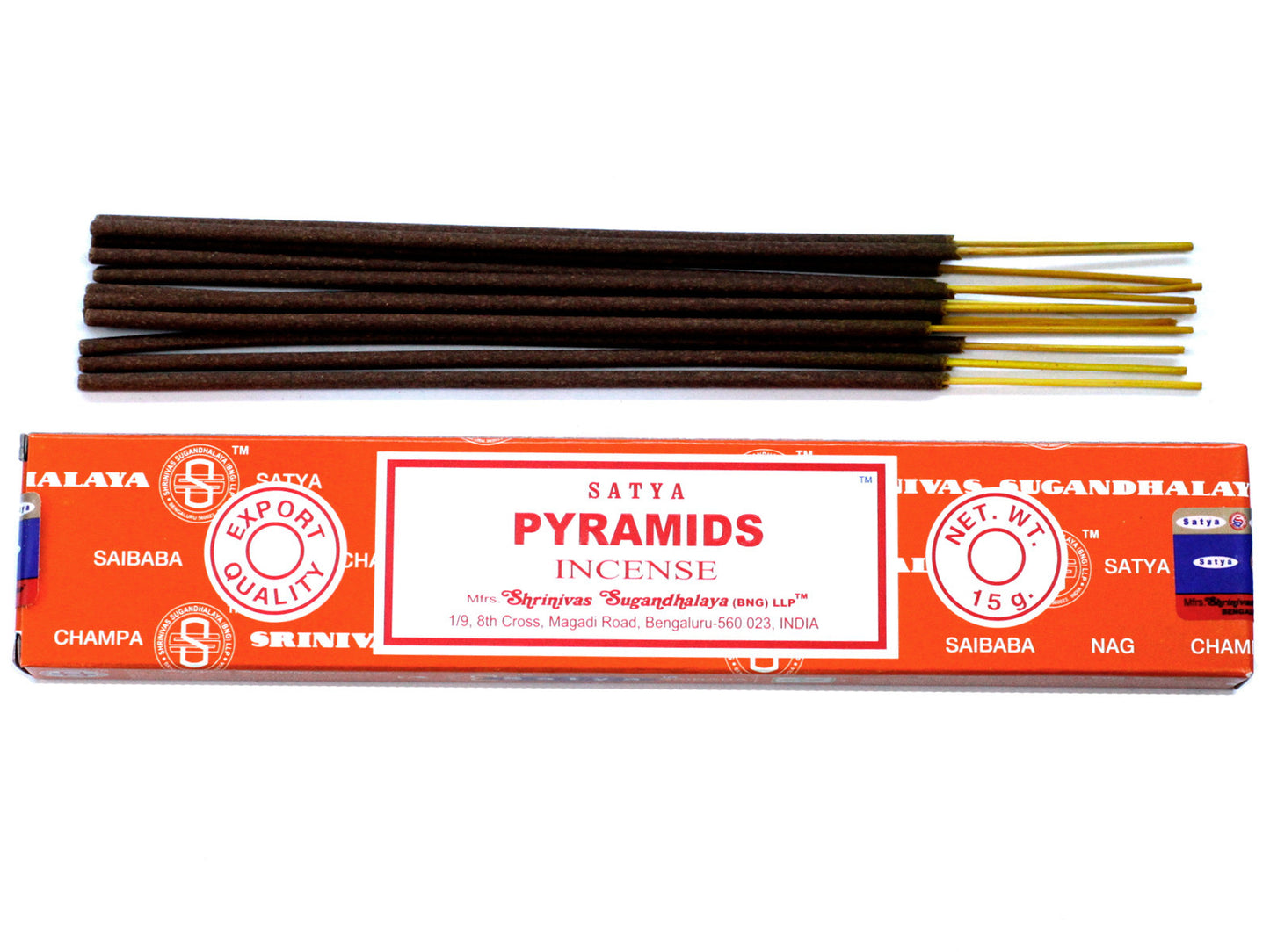 Bâtons d'encens Satya 15g - Piramide