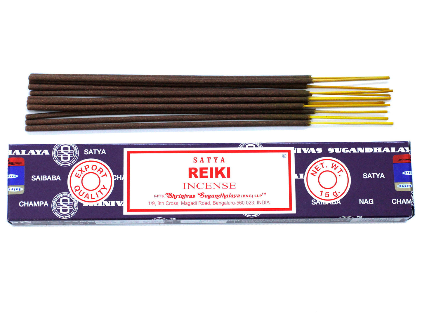 Bâtons d'encens Satya 15g - Reiki