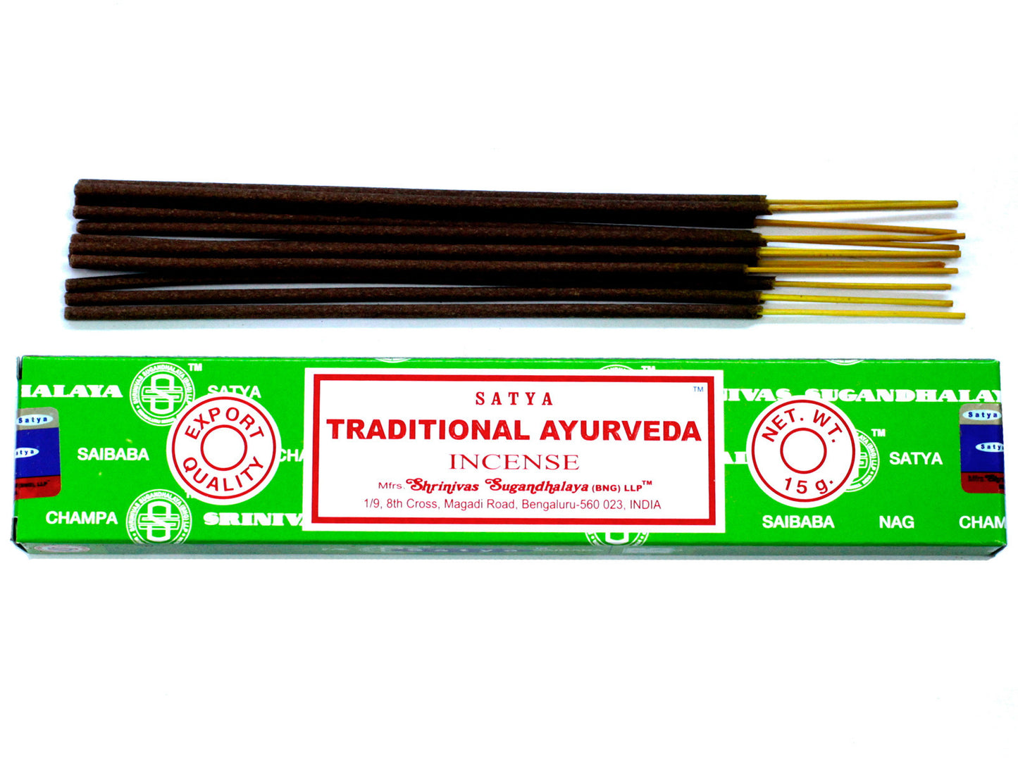 Varillas de Incienso Satya 15gm - Tr.Ayurveda