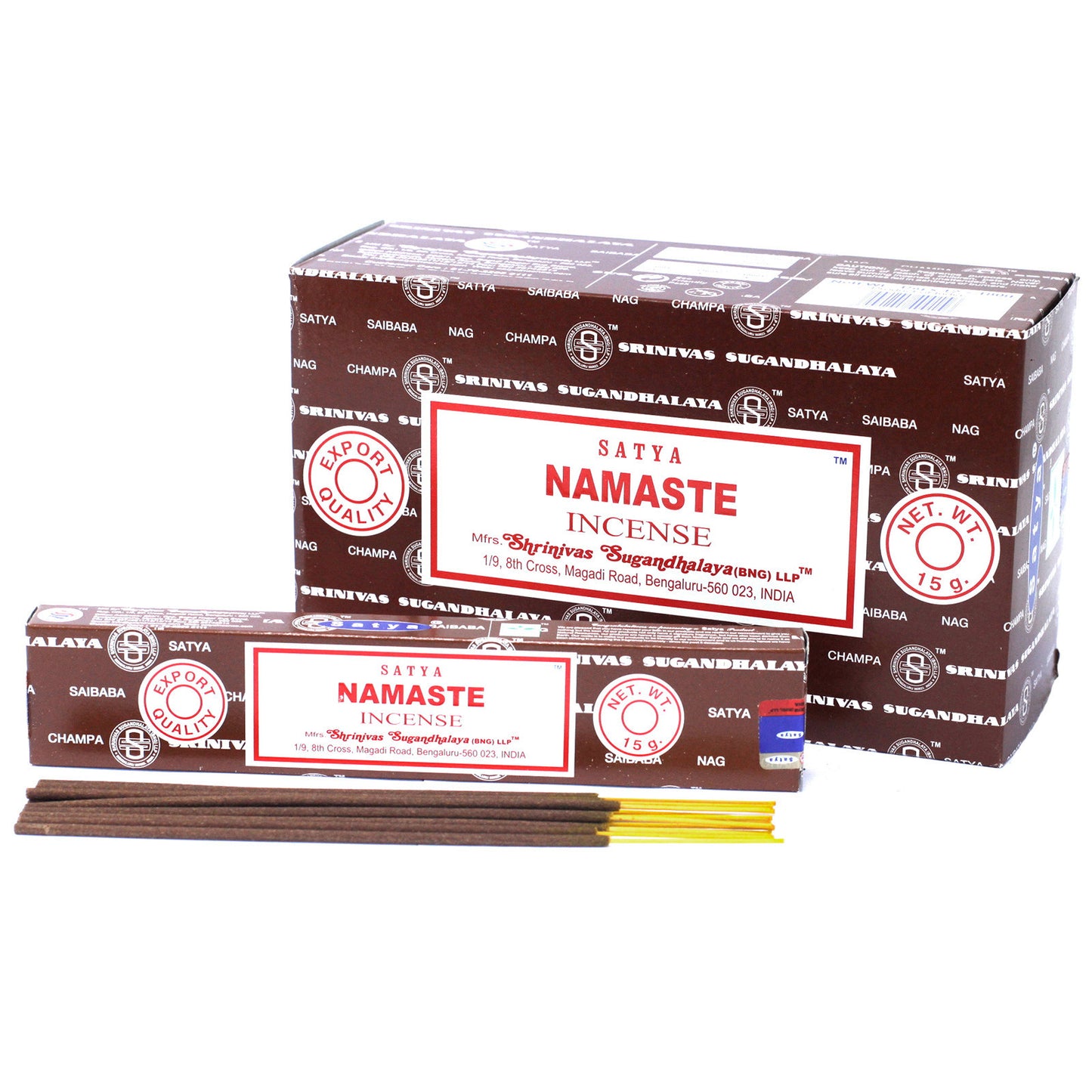 Bâtons d'encens Satya 15 g - Namaste