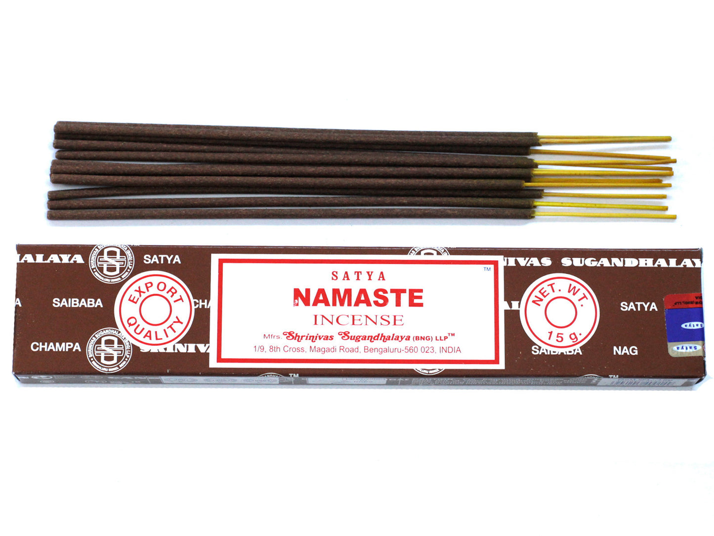 Bâtons d'encens Satya 15 g - Namaste