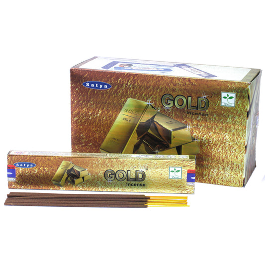 Satya Incense Sticks 15gm - Gold