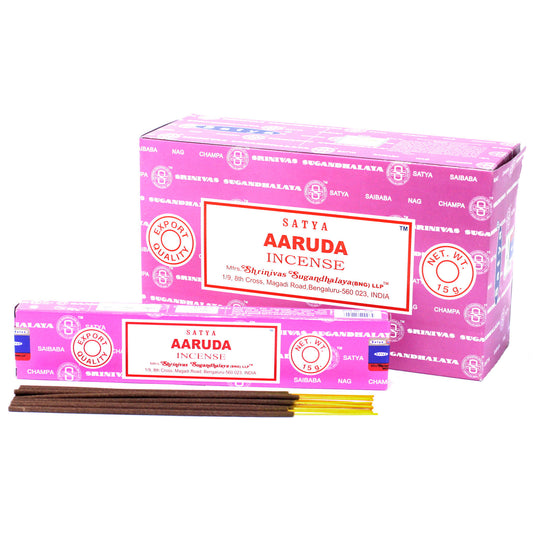 Bâtons d'encens Satya 15 g - Aaruda