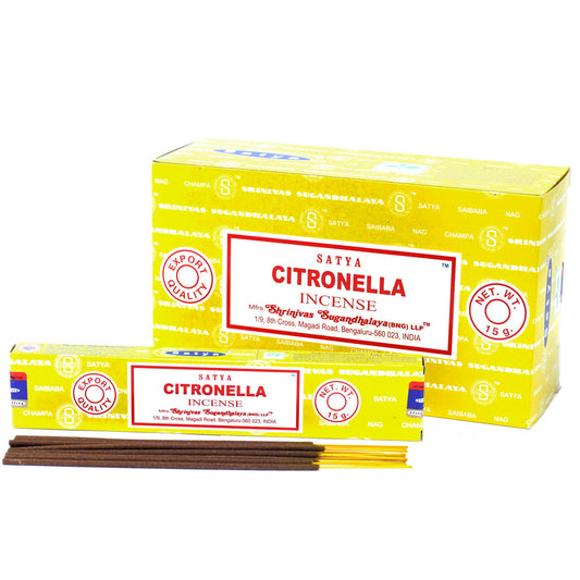 Satya Incense Sticks 15gm - Citronella