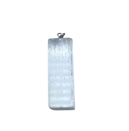 Natural selenite necklace