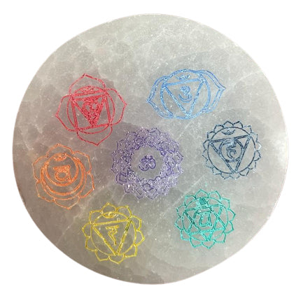 Small Load Plate 8cm - Diseño Chakra - color