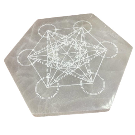 Plaque de Charge Hexagonale 18cm - Direction et Décision