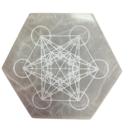 Plaque de Charge Hexagonale 18cm - Direction et Décision