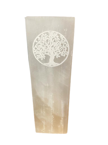 Lampe Block Selenita 25cm - Arbre de Vie