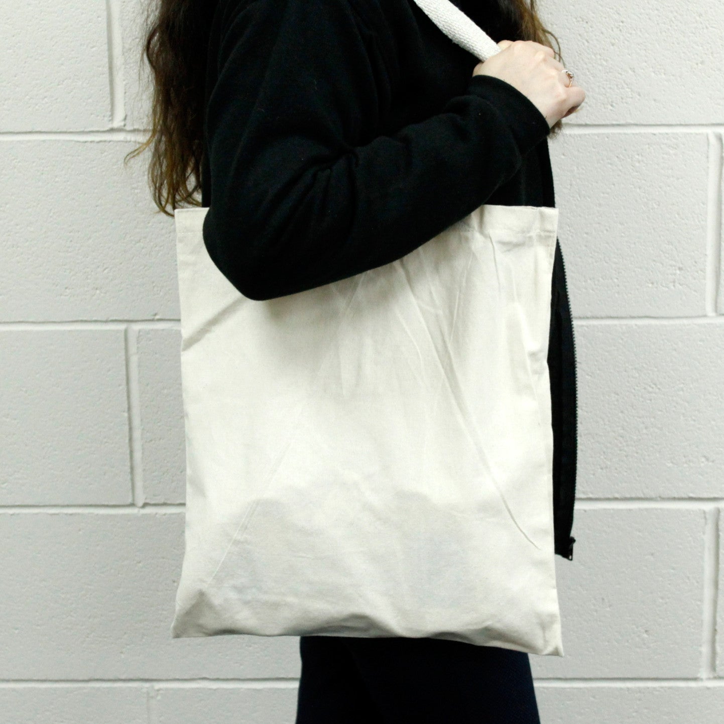 Lrg Natural Cotton Pocket 38x42cm