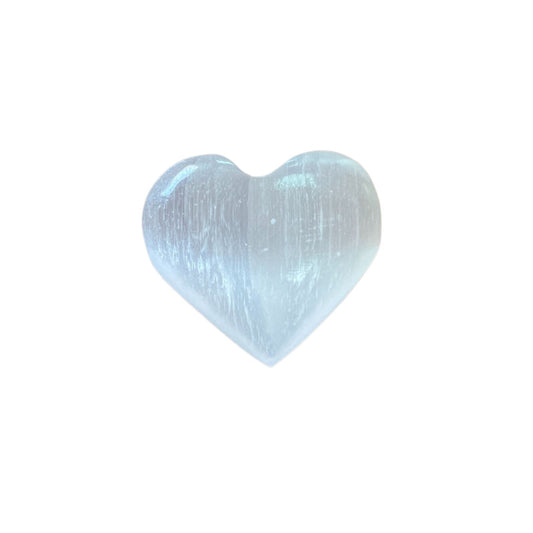 Selenite heart - 3-4cm