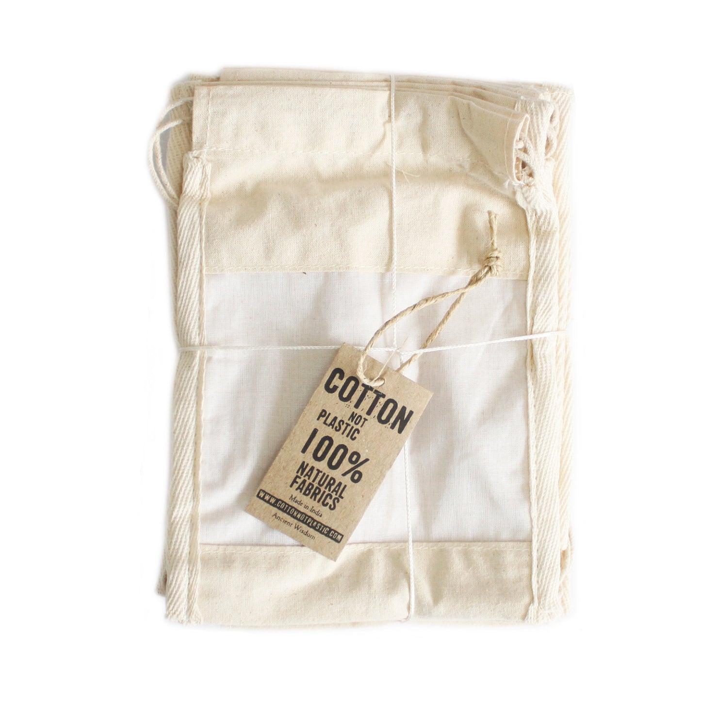 Cotton bag for medium window - 21x15cm