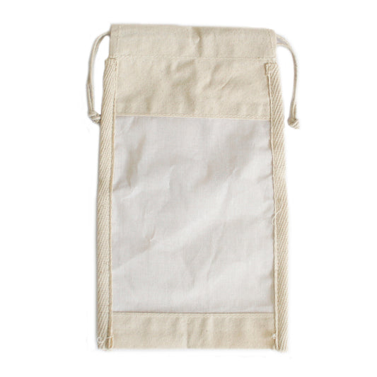 Lrg Cotton Bag for large window - 26x15cm