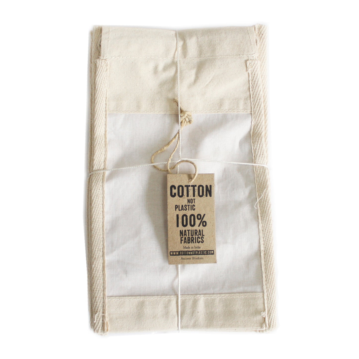 Lrg Cotton Bag for large window - 26x15cm