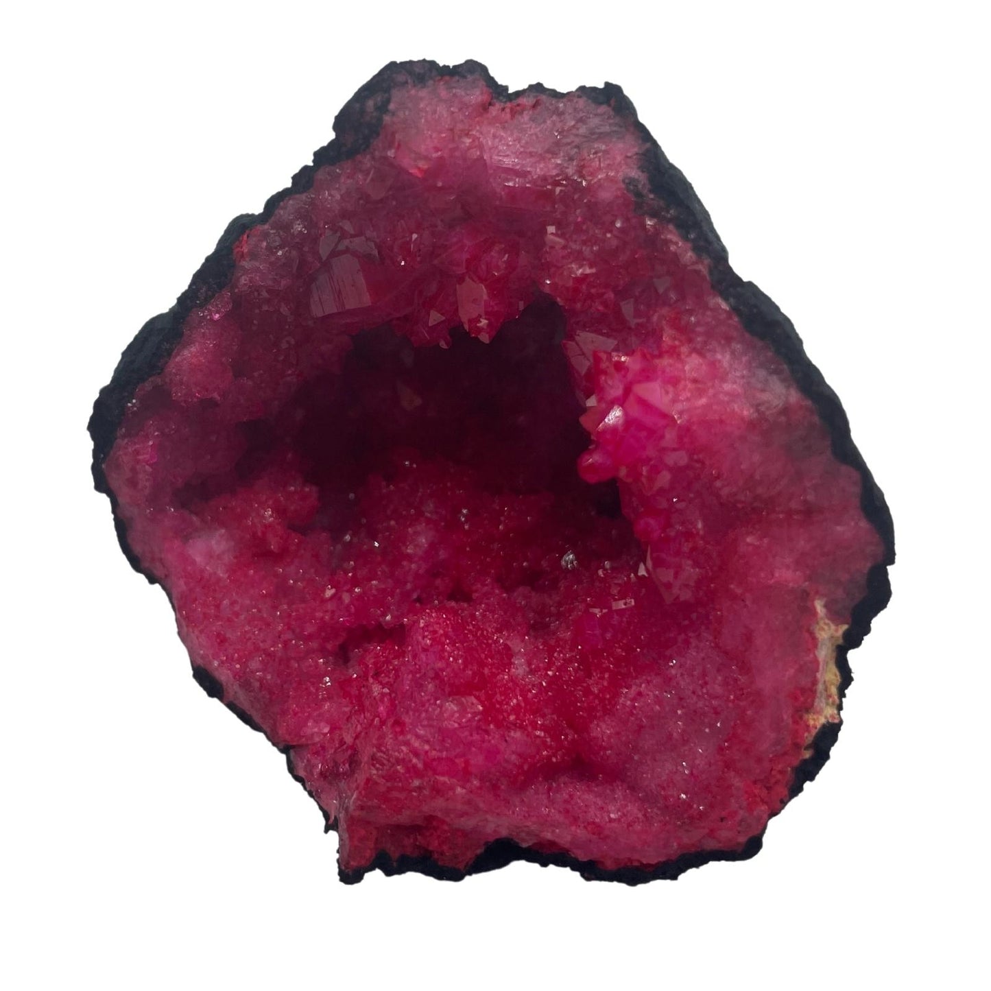 Colored calcite geodes - Piedra Negra - Red Dark