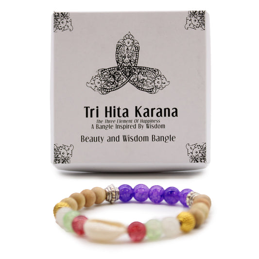 Tri Hita Karana Bangle - Beauty and Wisdom