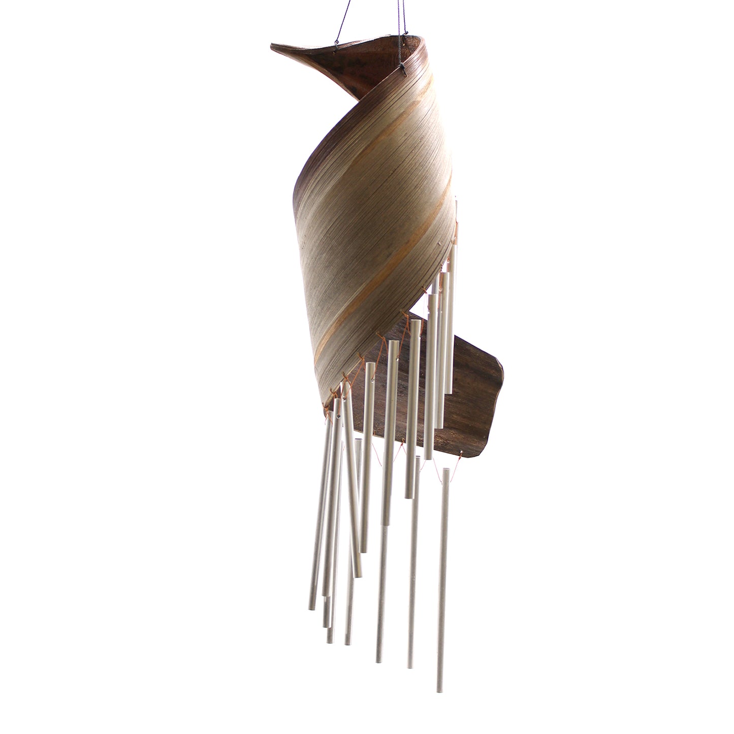 Coconut tree wind bells - Natural