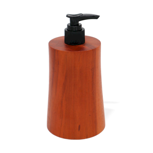 Natural teak wood bottle dispenser - Taper