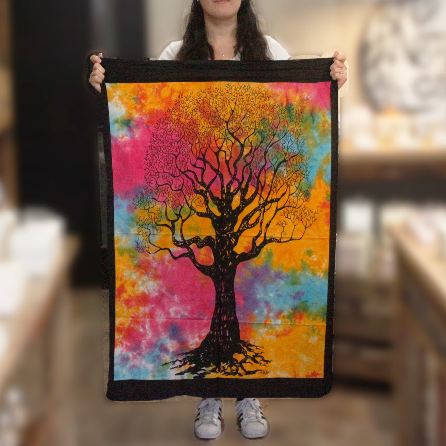 Cotton wall art - Power Tree