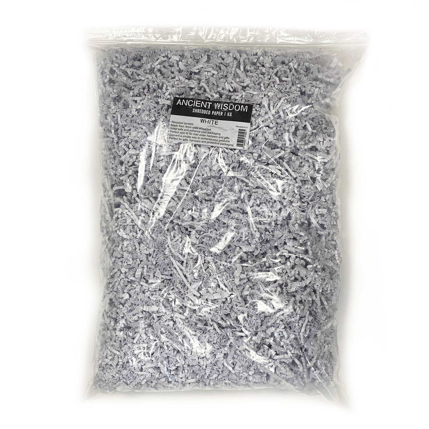 ZigZag DeLuxe Shredded Paper - White