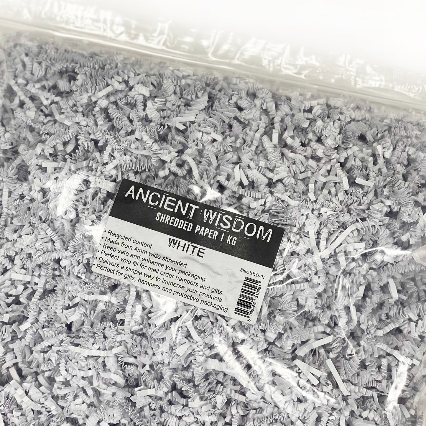 ZigZag DeLuxe Shredded Paper - White