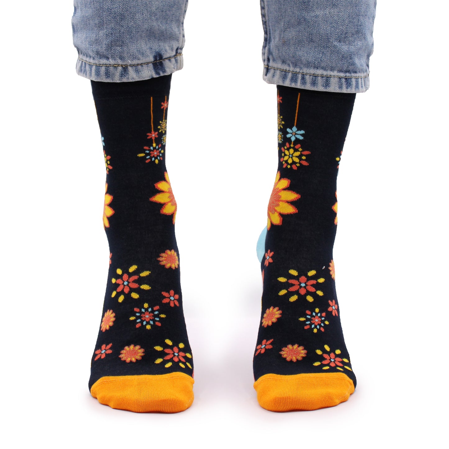 Hop Hare Bamboo Calcetines (S/M) - Mandala Flowers