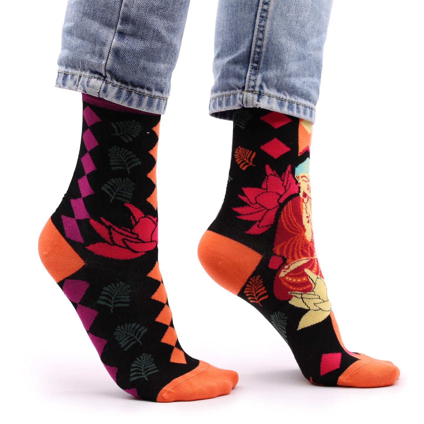 Hop Hare Calcetines (41-46) - Pink Buddha and Lotus