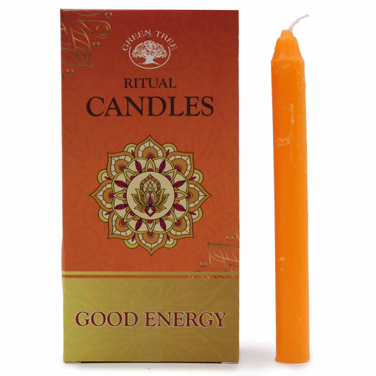 Set of 10 candles - Good energy