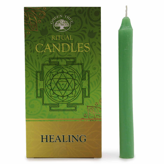 Set of 10 candles - Sanación