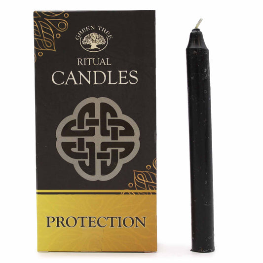 Set of 10 candles - Protection