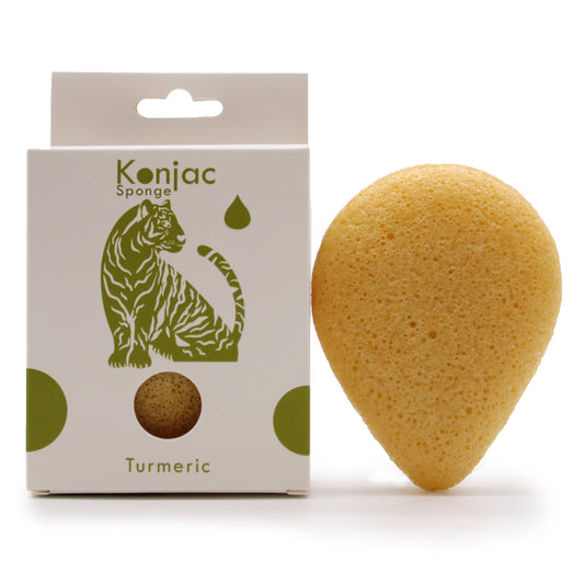 Konjac Facial Sponge - Turmeric - Anti-Wrinkle