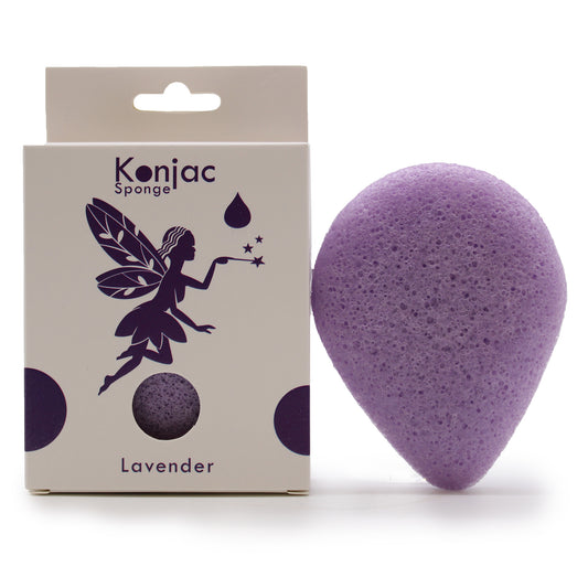 Konjac Facial Sponge - Lavender - Soothing