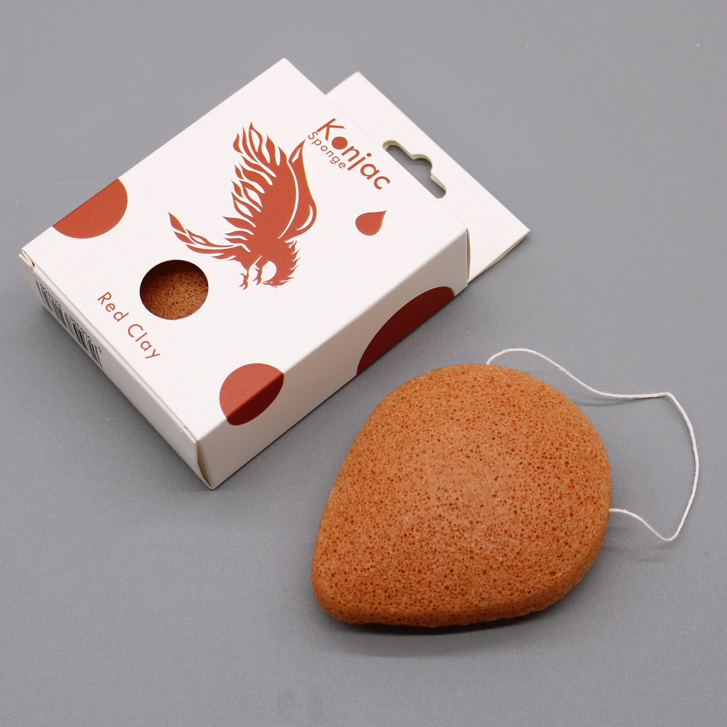 Konjac Facial Sponge - Arcilla Roja - Rejuvenating