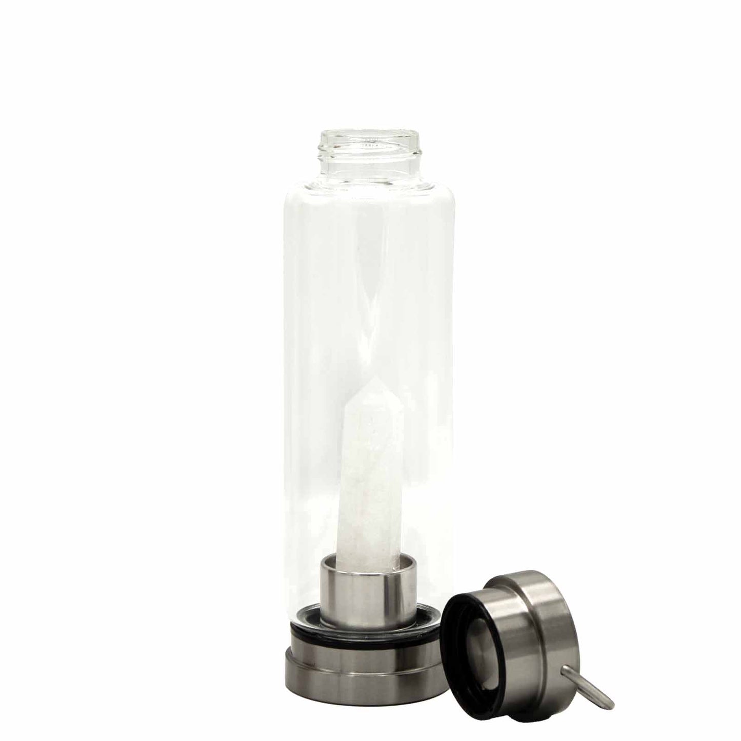 Mineral in Bottle - Clear Quartz Purifier - Obelisk