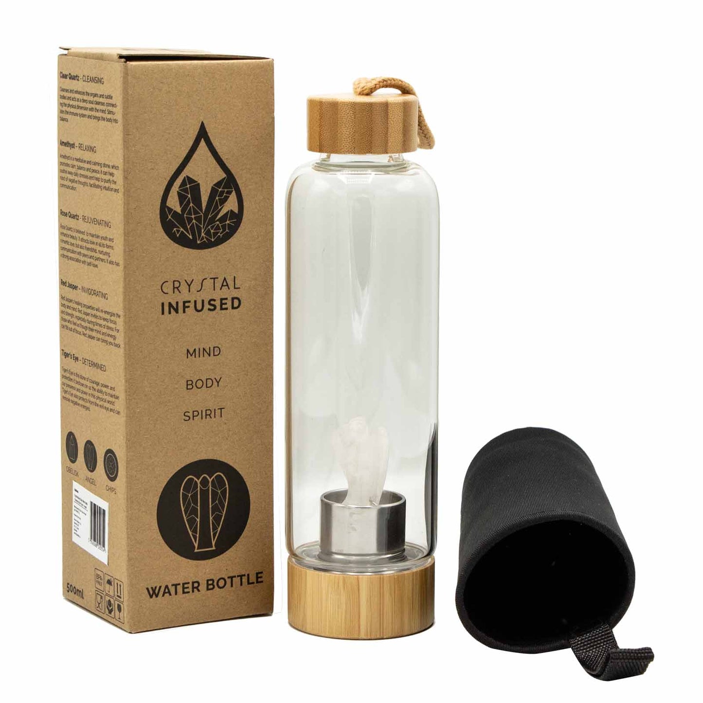 Minéral en Bouteille - Purificateur Quartz Claro - Ange