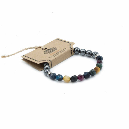 Tallada Precious Stone Bracelet - Magnetic Arcoiris