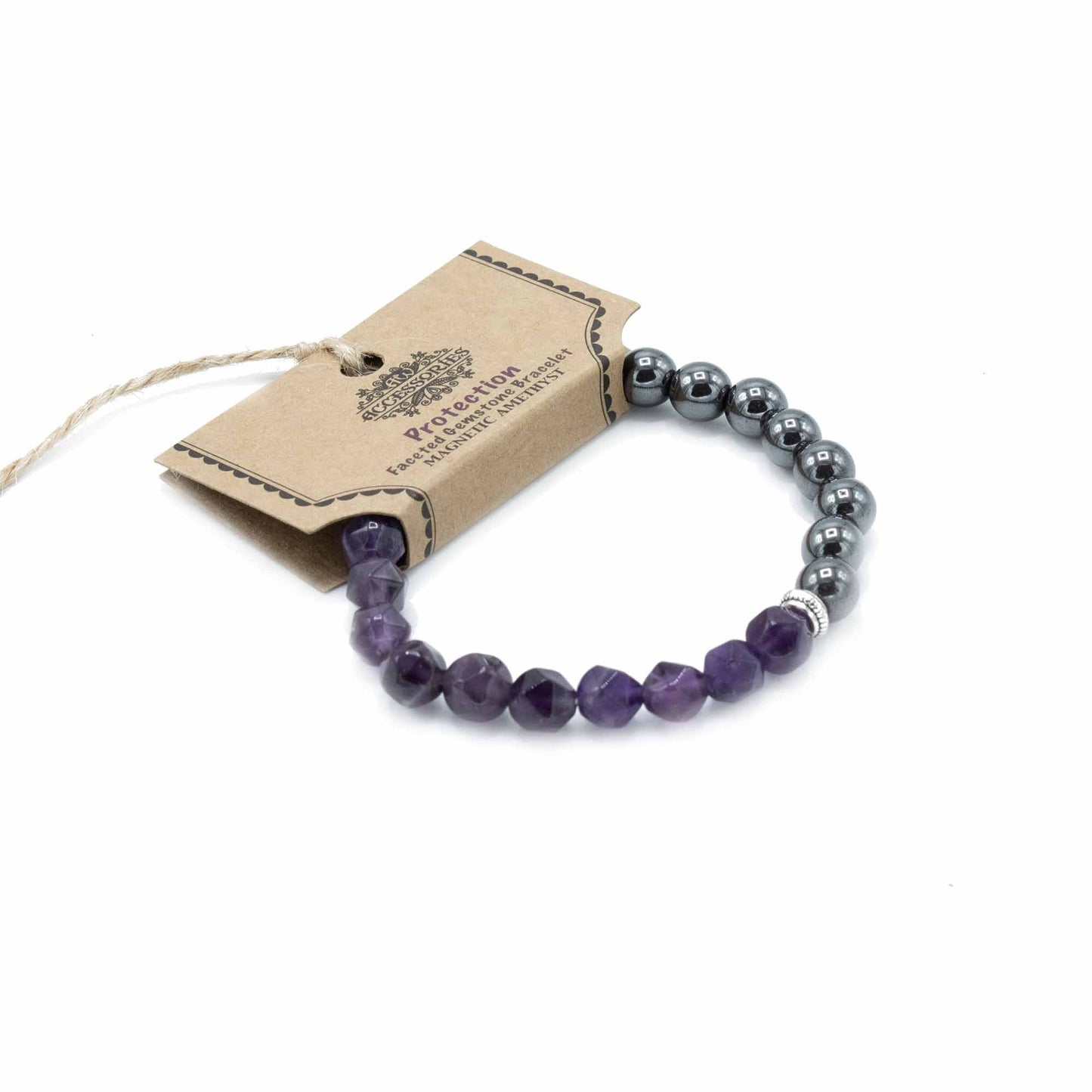 Tallada Precious Stone Bracelet - Magnetic Amatista