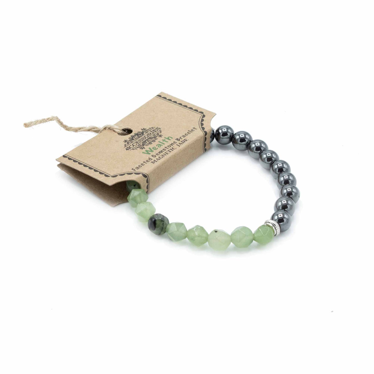 Tallada Precious Stone Bracelet - Magnetic Jade