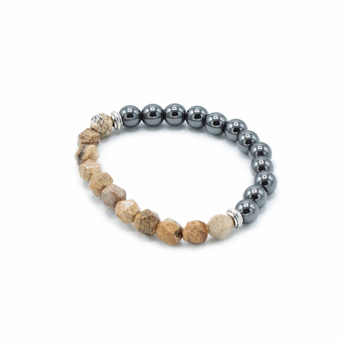 Tallada Precious Stone Bracelet - Magnetic Rayado Jasper